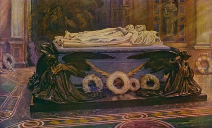 Les Tombeaux de la reine Victoria et du prince consort dans le mausolée royal de Frogmore